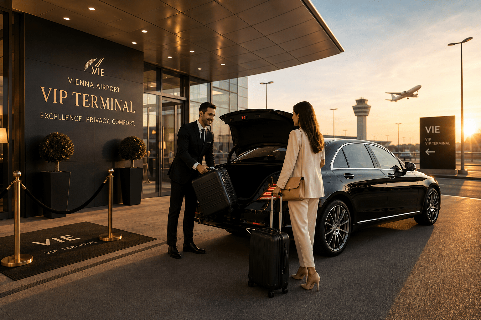 Private chauffeur Mercedes van for Vienna day trips