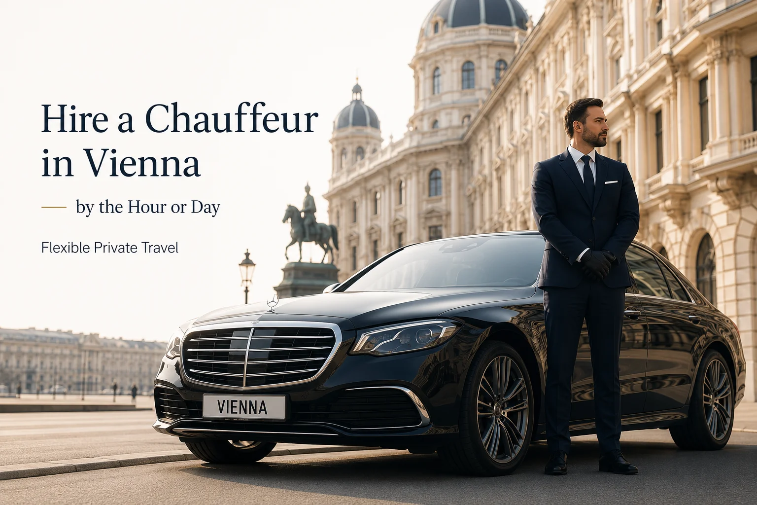 Hire a Chauffeur in Vienna by the Hour or Day