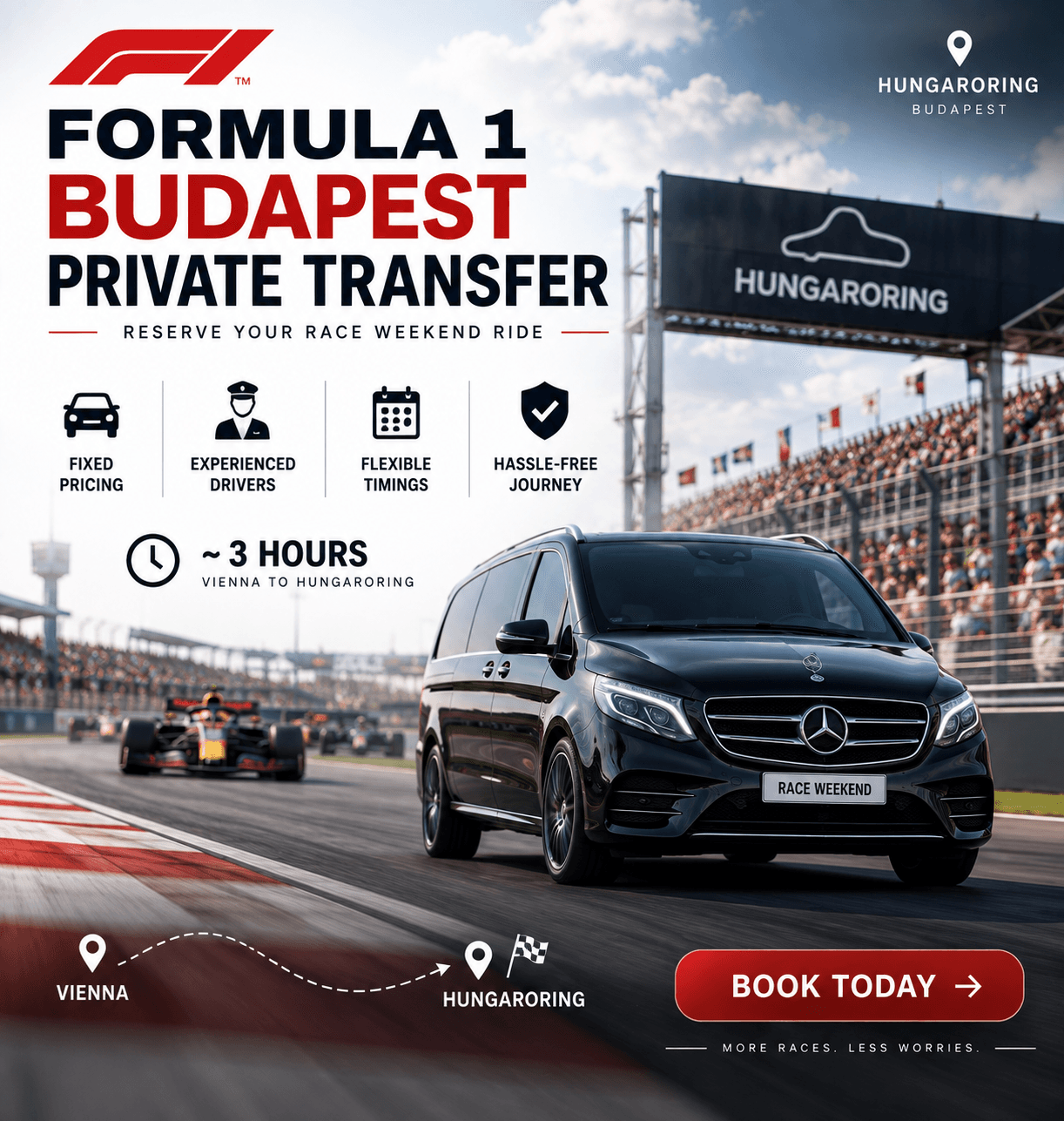 Budapest Grand Prix Private Transfer